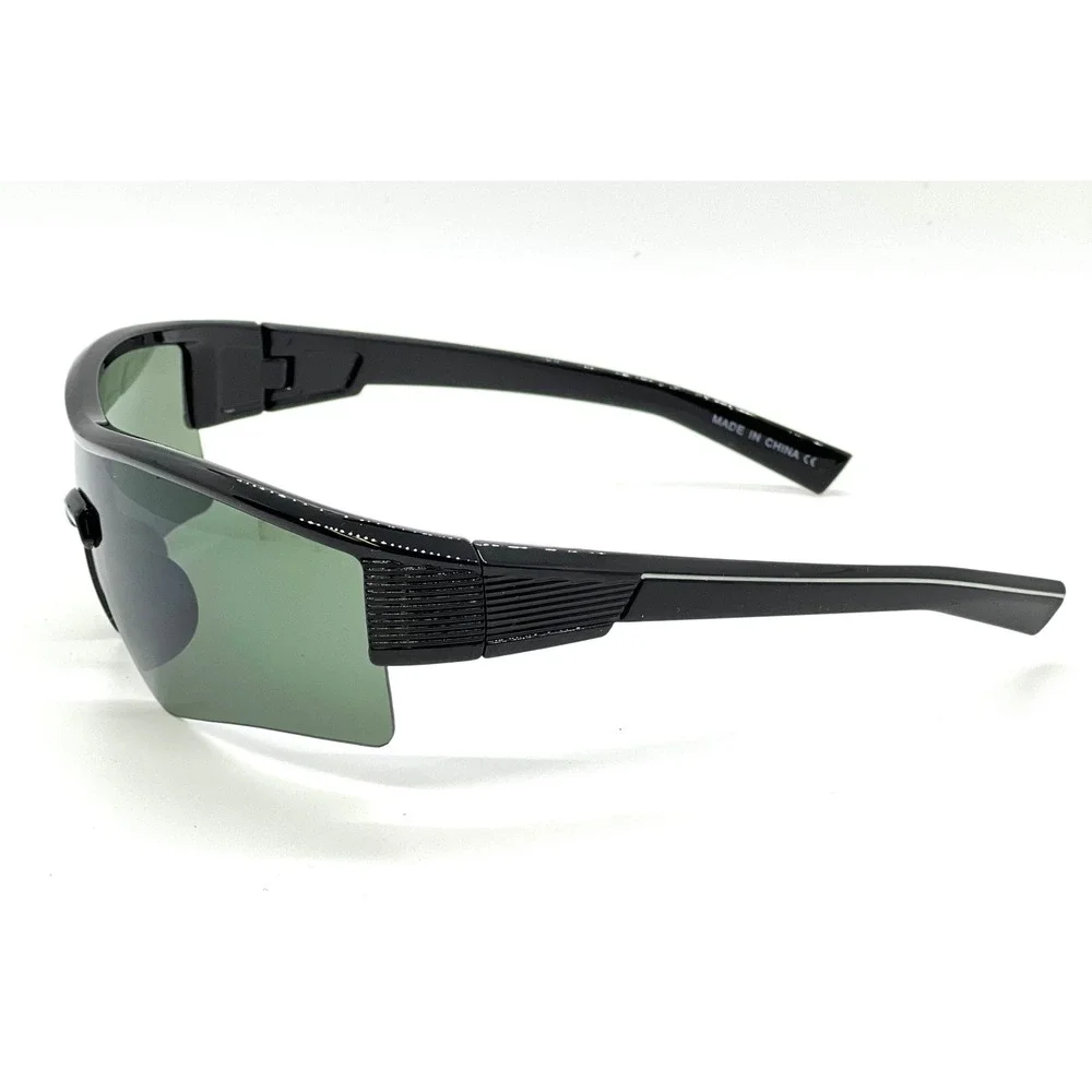 Sport Sunglasses Half Frame Green Lens‎ Driving Fishing Golf Biking Lentes Gafas